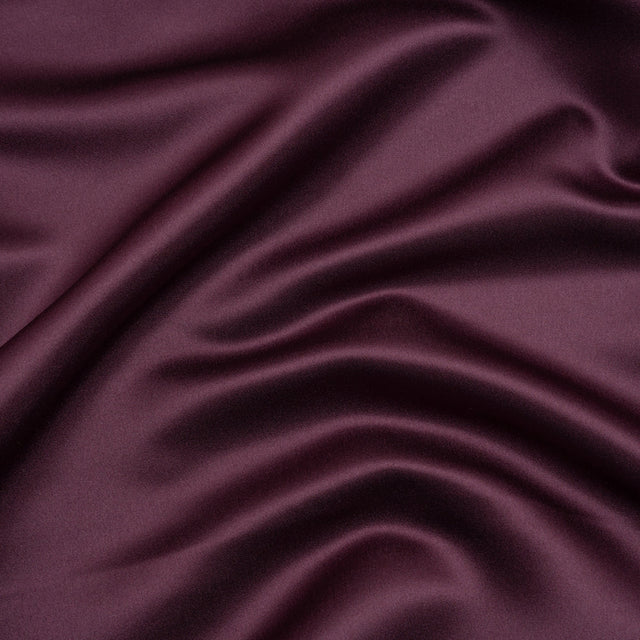 Premium Polyester Satin - Eggplant - Gavia Collection by Mood