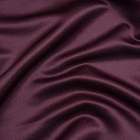 Premium Polyester Satin - Eggplant - Gavia Collection by Mood