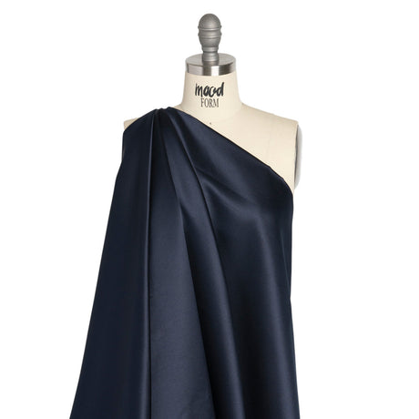 Premium Polyester Satin - Navy - Gavia Collection by Mood