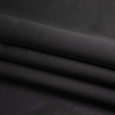 Premium Polyester Satin - Black - Gavia Collection by Mood