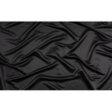 Premium Polyester Satin - Black - Gavia Collection by Mood