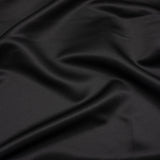 Premium Polyester Satin - Black - Gavia Collection by Mood
