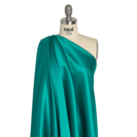 Premium Polyester Satin - Deep Teal - Gavia Collection by Mood