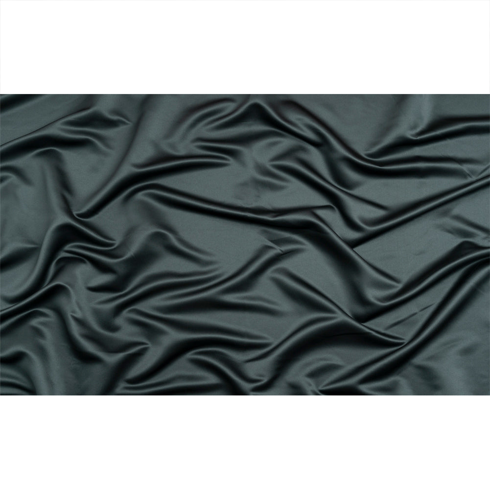 Premium Polyester Satin - Charcoal Gray - Gavia Collection by Mood