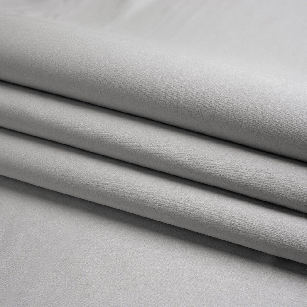 Premium Polyester Satin - Silver - Gavia Collection by Mood