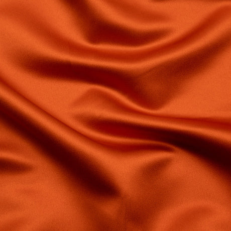 Premium Polyester Satin - Burnt Orange - Gavia Collection by Mood