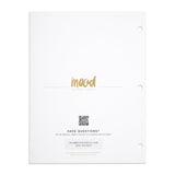Color Card - Gavia Premium Polyester Satin Collection - 8.5" x 11", 3-Hole