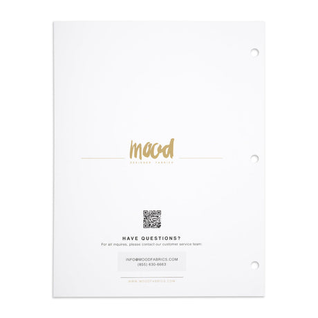 Color Card - Gavia Premium Polyester Satin Collection - 8.5" x 11", 3-Hole