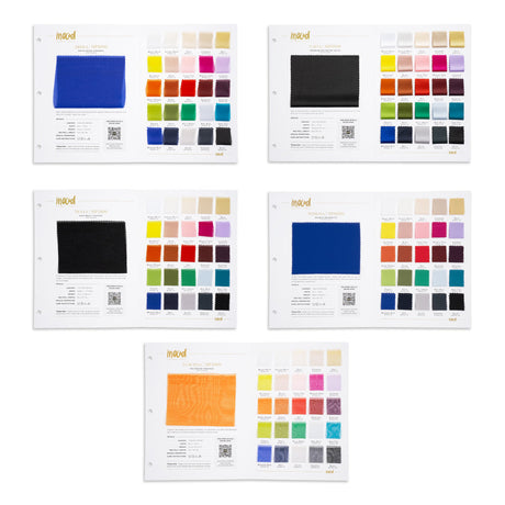 Color Card 5 Collection Bundle - Exclusive Basics Collections (Luscinia, Ardea, Netta, Mimosa and Gavia) - 8.5" x 11", 3-Hole