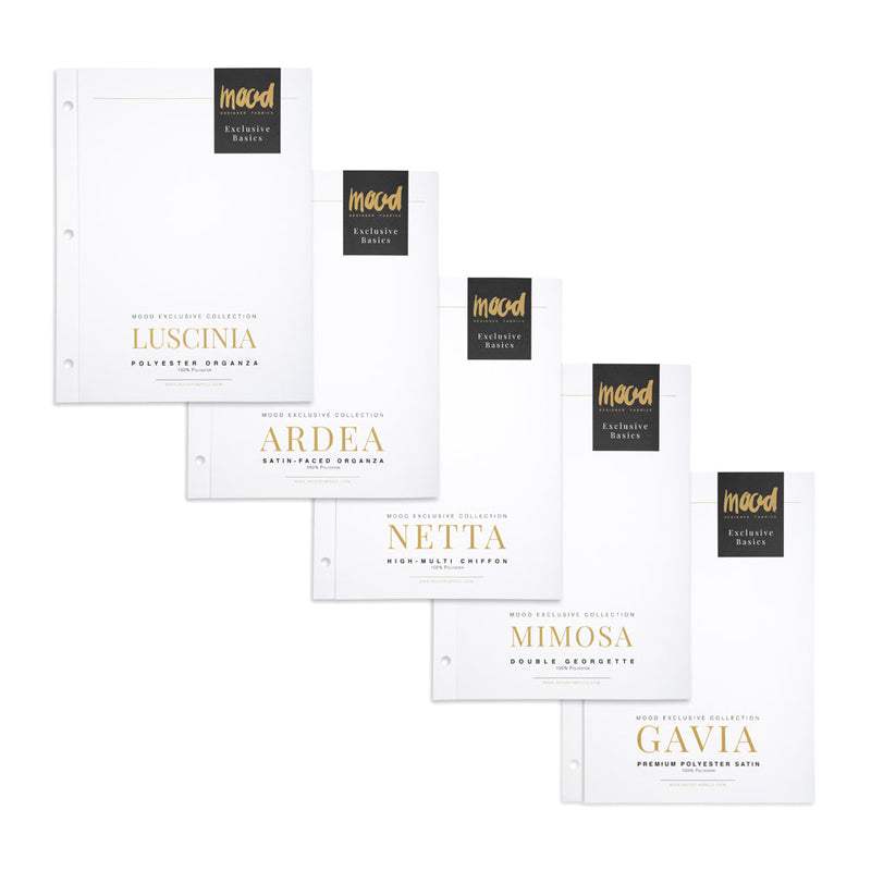 Color Card 5 Collection Bundle - Exclusive Basics Collections (Luscinia, Ardea, Netta, Mimosa and Gavia) - 8.5" x 11", 3-Hole