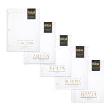 Color Card 5 Collection Bundle - Exclusive Basics Collections (Luscinia, Ardea, Netta, Mimosa and Gavia) - 8.5" x 11", 3-Hole