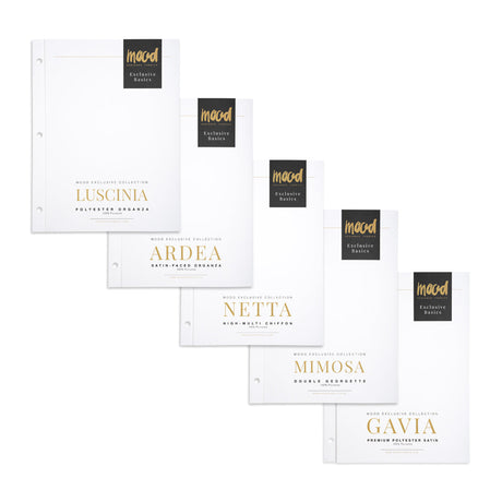Color Card 5 Collection Bundle - Exclusive Basics Collections (Luscinia, Ardea, Netta, Mimosa and Gavia) - 8.5" x 11", 3-Hole