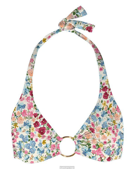Swim Knit French Garden Poly Spandex Fabric