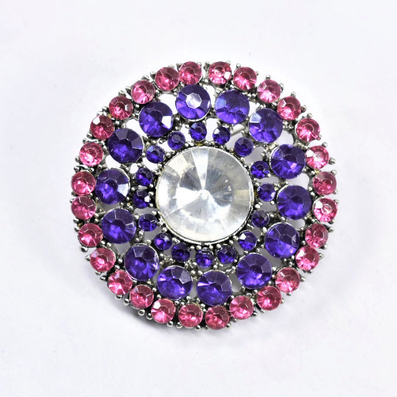 Rhinestone Connector Multi-Color Gemstone Slider