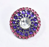 Rhinestone Connector Multi-Color Gemstone Slider