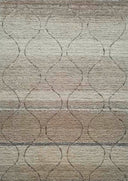 Soft Plush Fluffy Moroccan Lattice Design Shag Area Rug - Beige Lattice Pattern, Plush Shag, Area Rug (5' X 7')