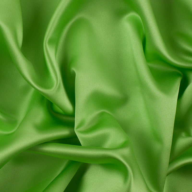 Polyester Satin - Apple Green - Reverie Collection