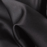Polyester Satin - Ultra Black - Reverie Collection