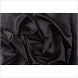 Polyester Satin - Ultra Black - Reverie Collection