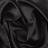 Polyester Satin - Ultra Black - Reverie Collection