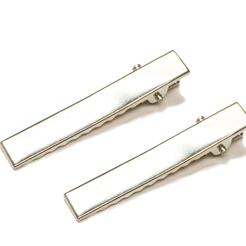 45mm Silver Square Metal Alligator Clips - Pack of 1000 Pieces