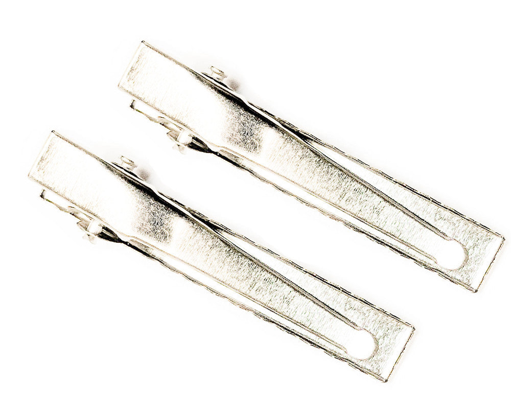 45mm Silver Square Metal Alligator Clips - Pack of 1000 Pieces