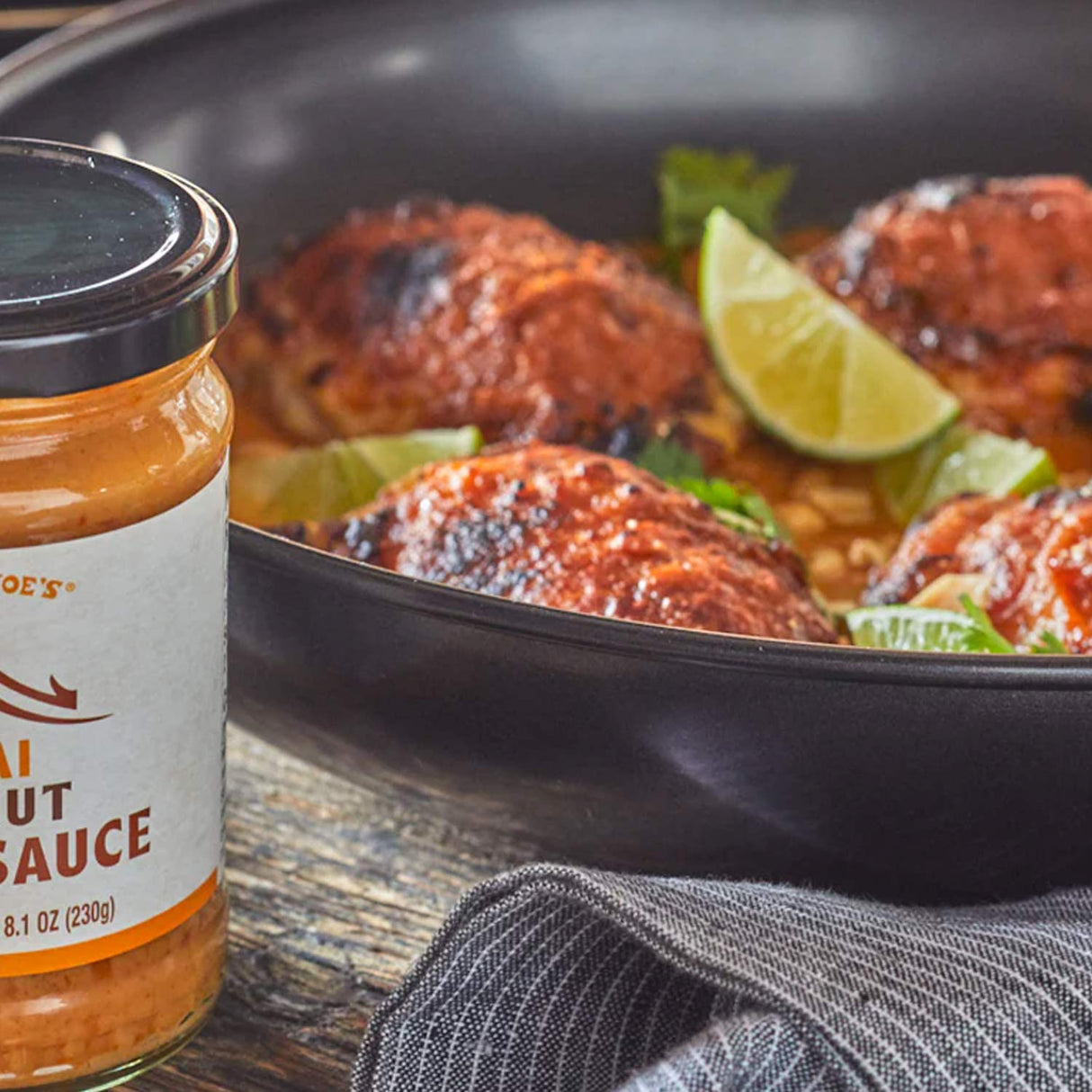 Thai Peanut Satay Sauce 8.1 Oz