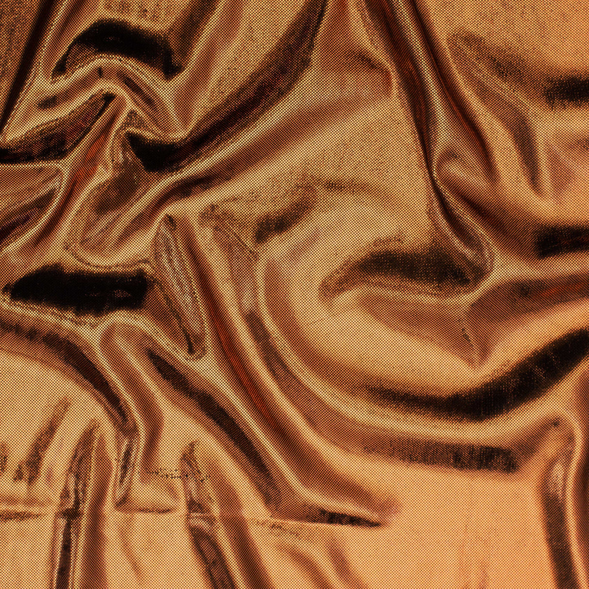 Polyester Foil Spandex Fabric 60" Metallic