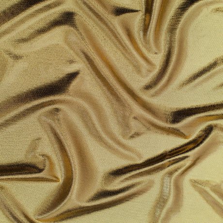 Polyester Foil Spandex Fabric 60" Metallic