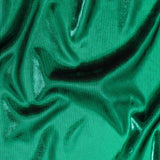Polyester Foil Spandex Fabric 60" Metallic