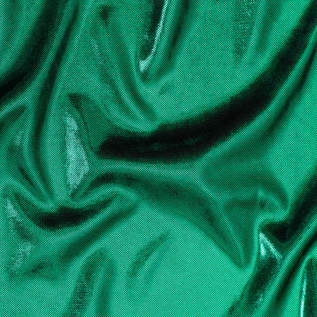 Polyester Foil Spandex Fabric 60" Metallic