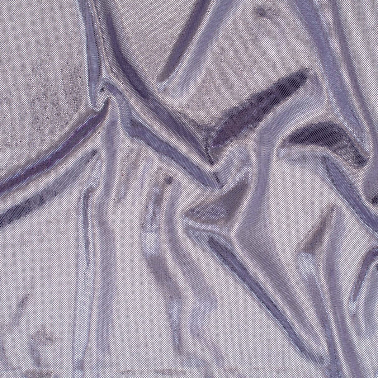 Polyester Foil Spandex Fabric 60" Metallic