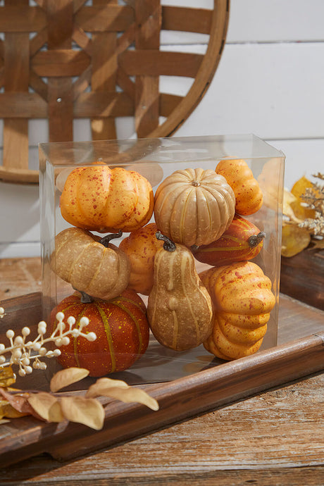 Mixed Pumpkin Asssortment - Set of 9