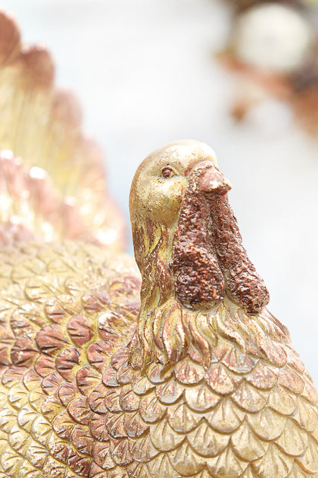 15" Resin Harvest Turkey