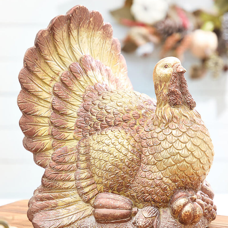 15" Resin Harvest Turkey