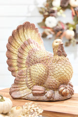 15" Resin Harvest Turkey