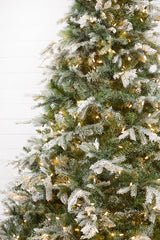 7.5' Snow Tip Aspen Tree 650 LED Lights
