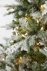7.5' Snow Tip Aspen Tree 650 LED Lights