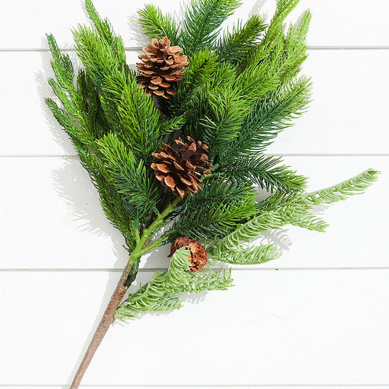 Real Touch Norfolk Spruce Juniper Spray 24 Inch Christmas Greenery