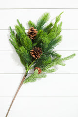 24” Real Touch Norfolk Spruce Juniper Spray
