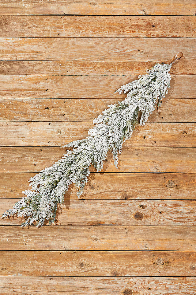 48” Frosted Cedar Garland