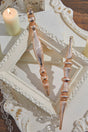 12" Champagne Glass with Jewel Band Icicle Ornament