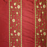Mulberry Silk Fabric - Striped Floral Embroidered, 54" Width (1 Yard)