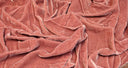 Premium Silk Rayon Velvet Fabric - Azalea, 45" Width (1 Yard)