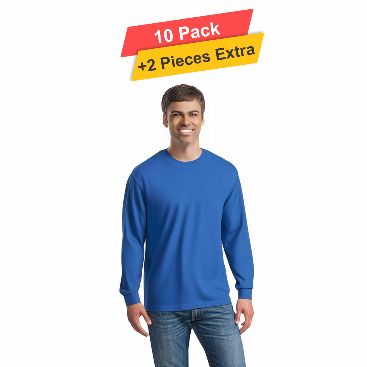 Polymesh Crew Neck - 10 Pack - 5 Oz./yd²  - 100% Polyester (Cotton Feel)