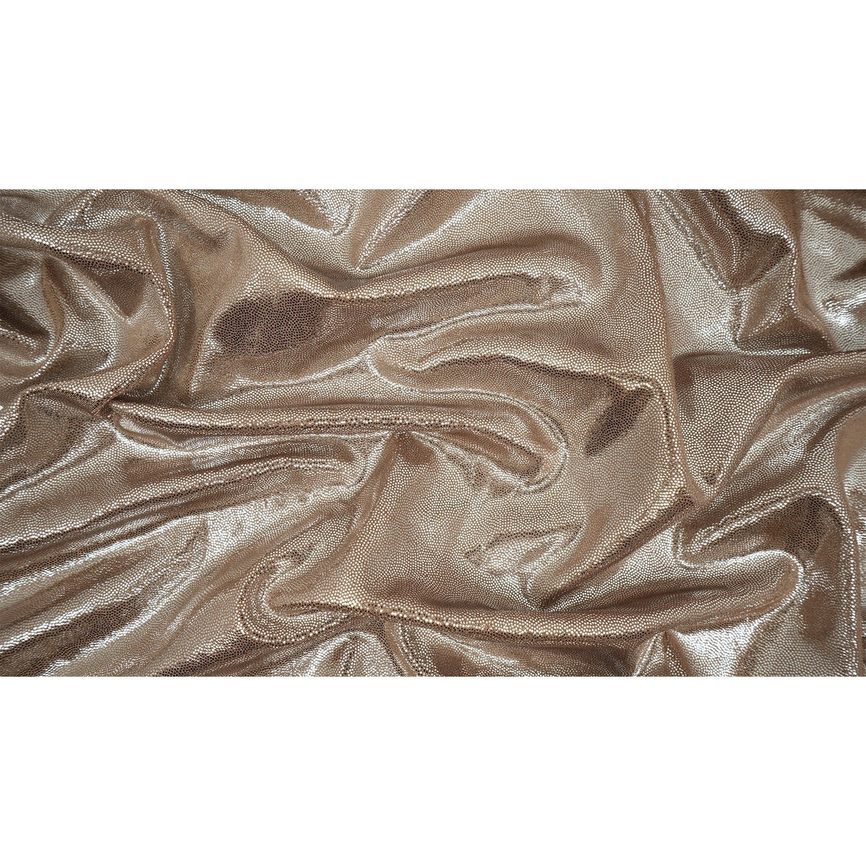 Mystique Foiled Spandex Nylon Spandex Fabric - All-Over Foil Print, 54" Width, 4-Way Stretch (1 Yard)