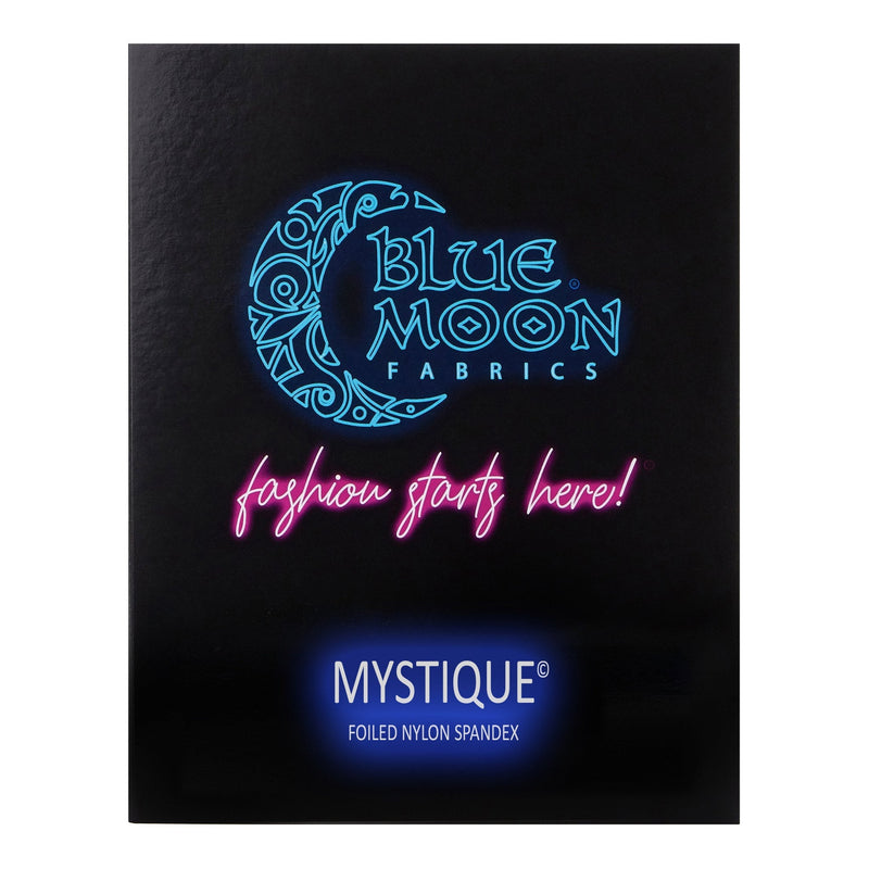 Mystique Foiled Spandex Nylon Spandex Fabric - 93 Continuous Colors, Color Card (1 Swatch Book)