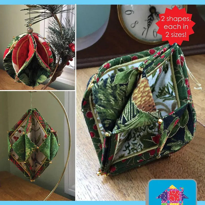 Machine Embroidery Fold'N Stitch Ornaments