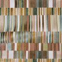 Geometric Cut Velvet Upholstery Fabric Madeira