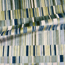 Geometric Cut Velvet Upholstery Fabric Madeira